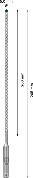 EXPERT SDS plus-7X Hammerbohrer, 5 x 200 x 265 mm Produktbild img3 L