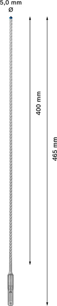 EXPERT SDS plus-7X Hammerbohrer, 5 x 400 x 465 mm Produktbild img3 L