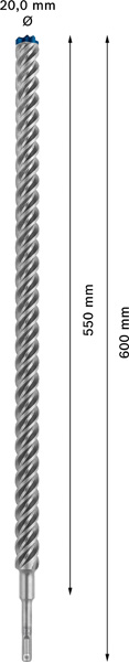 EXPERT SDS plus-7X Hammerbohrer, 25 x 550 x 600&nbsp;mm Produktbild img3 L