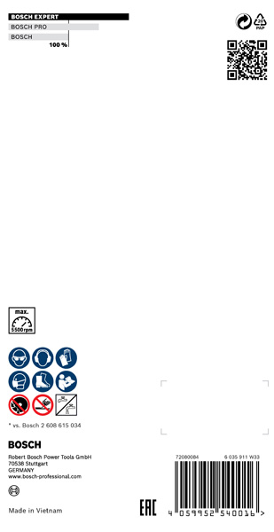 EXPERT MultiMaterial Trennscheiben, 350 x 20/25,40 x 3,3 x 15&nbsp;mm Produktbild img3 L