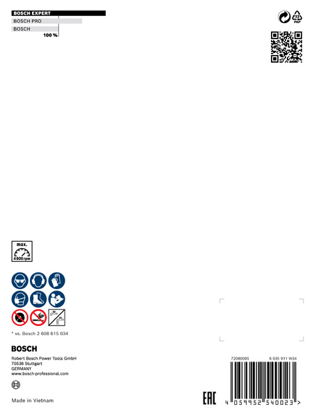 EXPERT MultiMaterial Trennscheiben, 400 x 20/25,40 x 3,3 x 12&nbsp;mm Produktbild img3 L