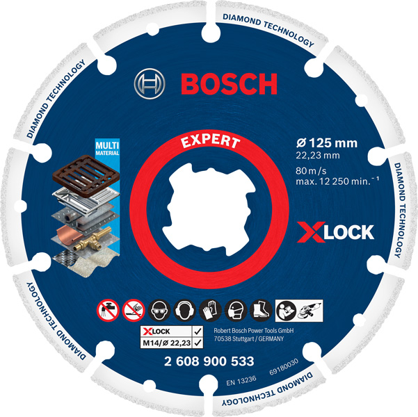 EXPERT Diamond Metal Wheel X-LOCK Trennscheibe, 125 x 22,23&nbsp;mm Produktbild img1 L