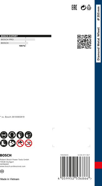 EXPERT Diamond Metal Wheel Trennscheibe, 355 x 25,4&nbsp;mm Produktbild img3 L