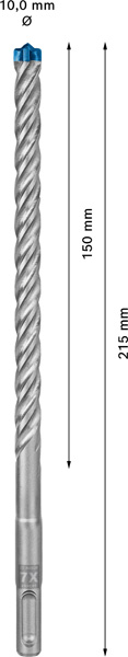 EXPERT SDS plus-7X Hammerbohrer, 10 x 150 x 215 mm, 10er-Pack Produktbild img3 L