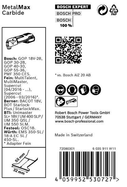 EXPERT MetalMax PAIZ 32 AIT, 50 x 32&nbsp;mm, 10&nbsp;Stück Produktbild img2 L