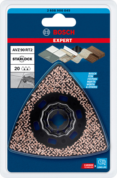 EXPERT Sanding Plate AVZ 90 RT2 Blatt für Multifunktionswerkzeuge, 90&nbsp;mm Produktbild img4 L