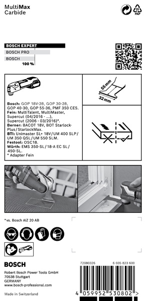 EXPERT MultiMax PAIZ 32 APIT Blatt für Multifunktionswerkzeuge, 32&nbsp;mm Produktbild img2 L