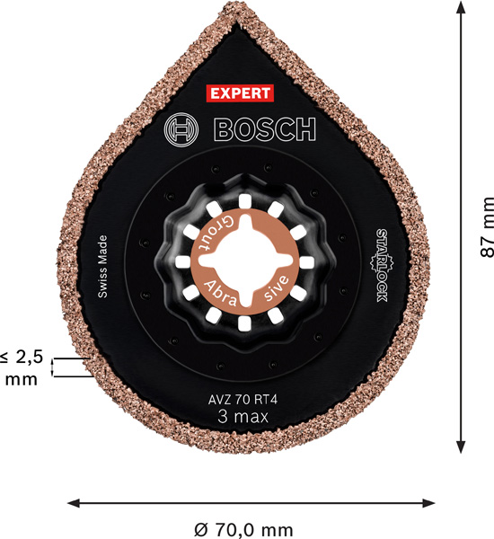 EXPERT 3 max AVZ 70 RT4 Platte, 70&nbsp;mm, 10&nbsp;Stück Produktbild img5 L