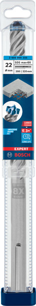 EXPERT SDS max-8X Hammerbohrer, 22 x 200 x 320&nbsp;mm Produktbild img3 L