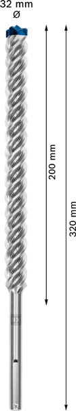 EXPERT SDS max-8X Hammerbohrer, 32 x 400 x 520 mm Produktbild img4 L