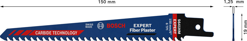 EXPERT ‘Fiber Plaster’ S 641 HM Säbelsägeblatt, 1 Stück Produktbild img3 L