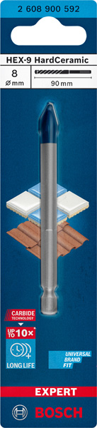 EXPERT HEX-9 HardCeramic Bohrer, 8 x 90&nbsp;mm Produktbild img3 L