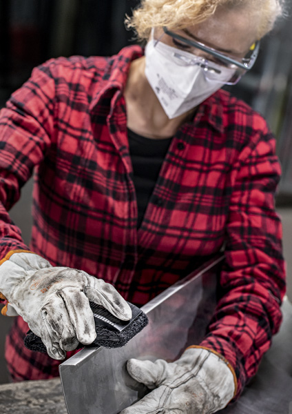 EXPERT N880 Vliespad zum Handschleifen, 152 x 229&nbsp;mm, sehr fein A, 25-tlg. Produktbild img4 L