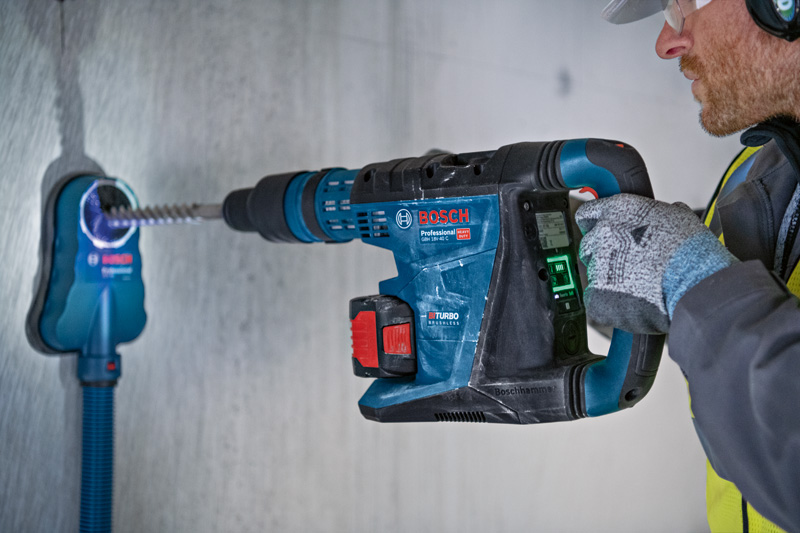 Akku-Bohrhammer BITURBO mit SDS max GBH 18V-40 C, 2 Akku ProCORE18V 5.5Ah Produktbild img4 L