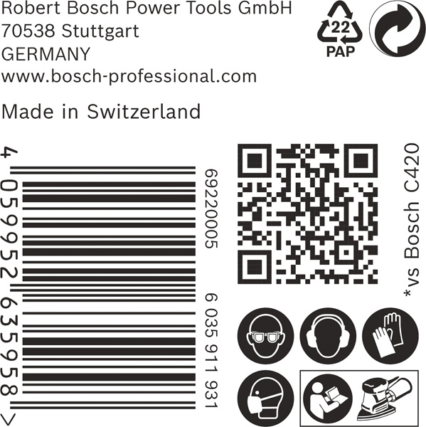 EXPERT C470 Schleifpapier, 100 x 150 mm, K 240, 50 Stück Produktbild img5 L