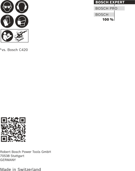 EXPERT C470 Schleifpapier-Set, 80 x 133 mm, K 60/120/180, 10 Stück Produktbild img5 L