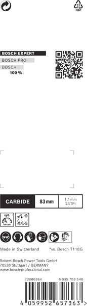 EXPERT Stainless Steel T118AHM Stichsägeblatt, 2&nbsp;Stück Produktbild img3 L