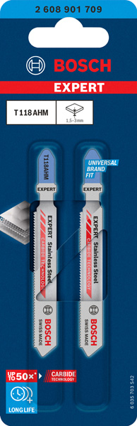 EXPERT Stainless Steel T118AHM Stichsägeblatt, 2&nbsp;Stück Produktbild img2 L