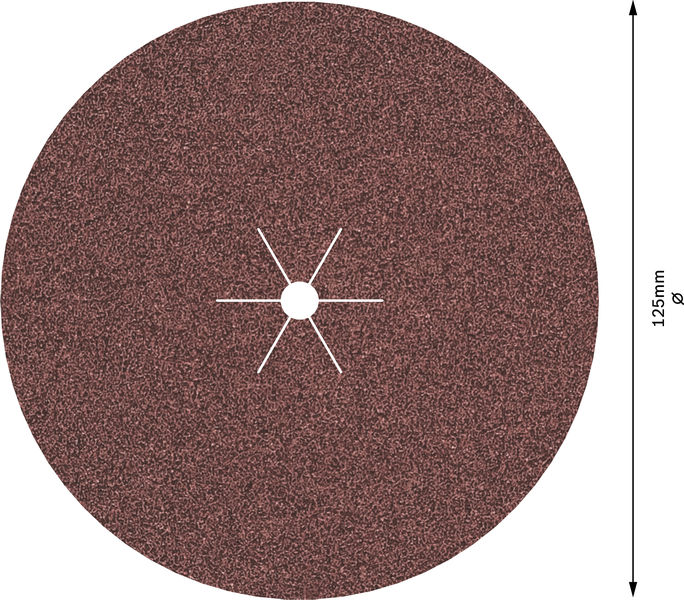 PRO F460 Schleifblatt, 125&nbsp;mm, G80 Produktbild img3 L