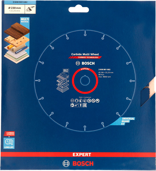 EXPERT Carbide Multi Wheel Trennscheibe, 230&nbsp;mm, 22,23&nbsp;mm Produktbild img4 L