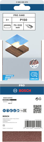 PRO X440 Schleifband, 75 x 533&nbsp;mm, G150 Produktbild img2 L