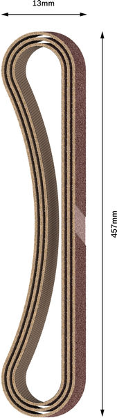 PRO X440 Schleifband, 13 x 457&nbsp;mm, G40 Produktbild img3 L