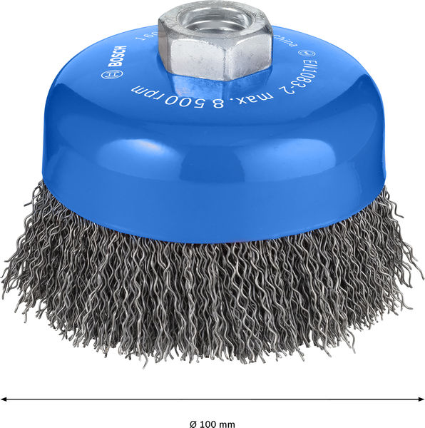 PRO Metal clean Topfbürste, 100 x 0,5 mm, Gewinde Produktbild img3 L