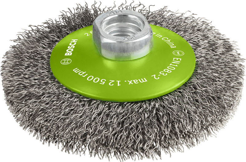 PRO Stainless Steel clean Kegelbürste, 100 x 0,35 mm, Gewinde Produktbild img1 L