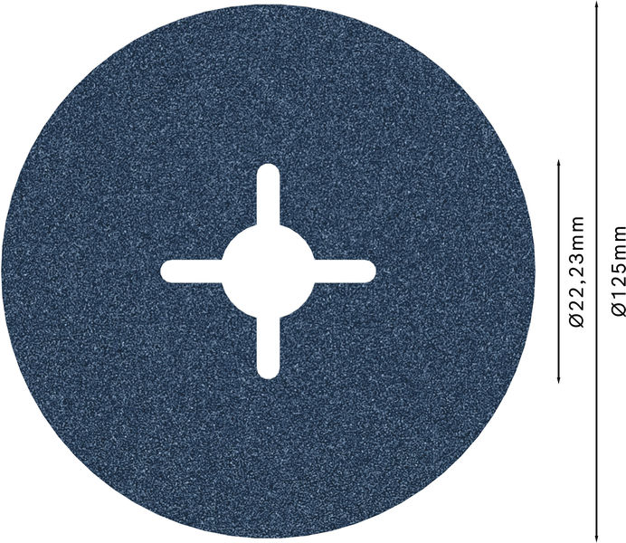 PRO R574 Fiberscheibe, 125&nbsp;mm, G100 Produktbild img3 L