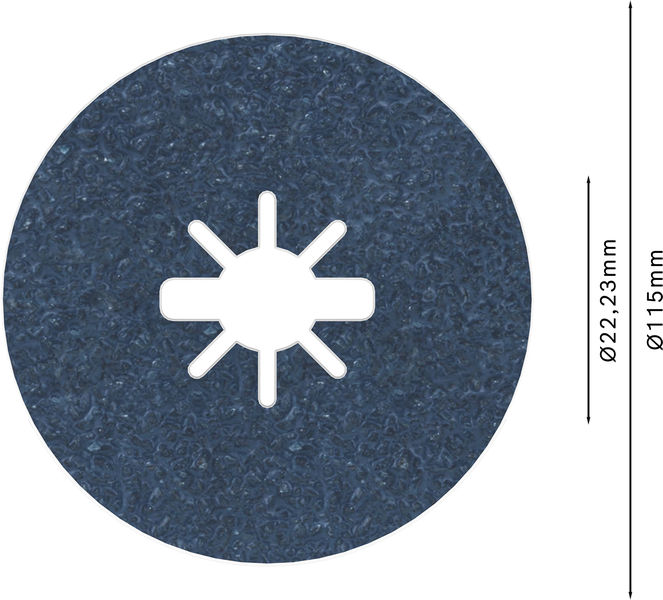 PRO R574 X-Lock Fiberscheibe, 115 mm, G36 Produktbild img3 L