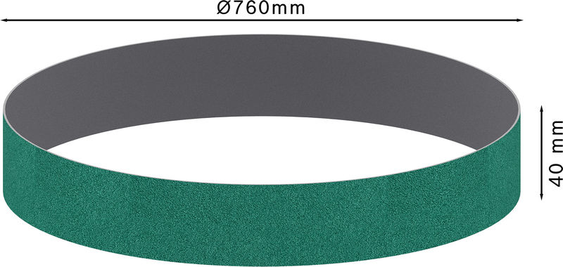 PRO Y580 Schleifband, 40 x 760&nbsp;mm, G120 Produktbild img3 L