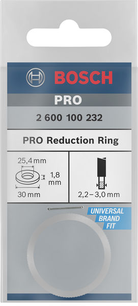 Reduzierring für PRO Kreissägeblatt, 30 x 1,8 x 25,4&nbsp;mm Produktbild img2 L