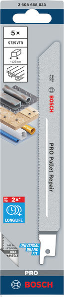 PRO Pallet Repair S725VFR Blatt, 1,25 x 19 x 190 mm, 5-tlg. Produktbild img2 L