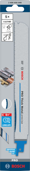 BOSCH PRO Thick Metal precise S1137HBF Blatt 1, 1x25x225mm 5-teilig Produktbild img2 L