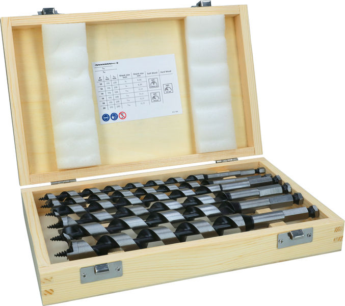 PRO Wood Holzschlangenbohrer-Set, 6-tlg. Produktbild img1 L