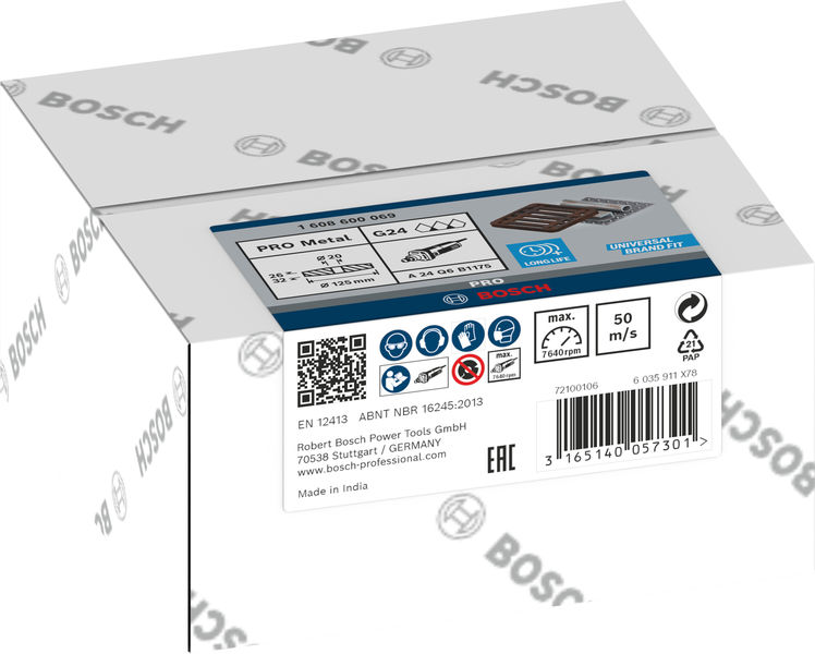 PRO Metal Schleifscheibe, 125 x 26 x 20 mm, G24 Produktbild img2 L