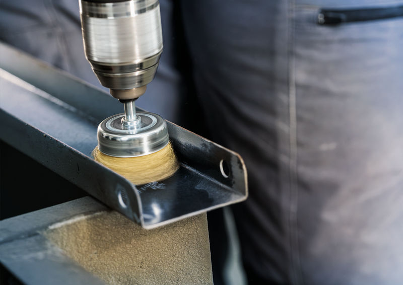 PRO&nbsp;Metal clean Topfbürste, gerader Schaft, 50 x 0,3&nbsp;mm Produktbild img7 L