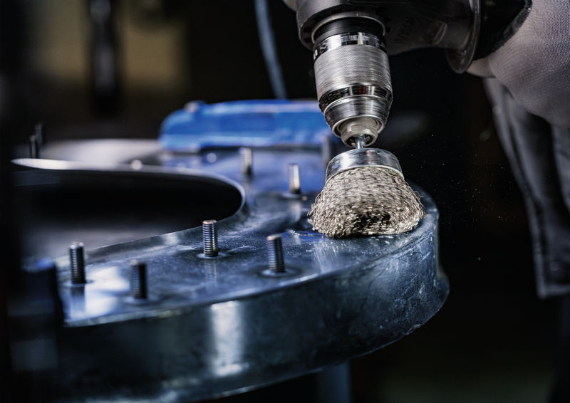 PRO&nbsp;Metal clean Topfbürste, gerader Schaft, 50 x 0,3&nbsp;mm Produktbild img5 L