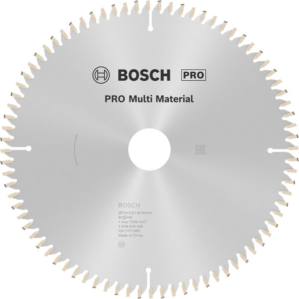 PRO Multi Material Kreissägeblatt, 210 x 2,5 x 30 mm Produktbild img1 L