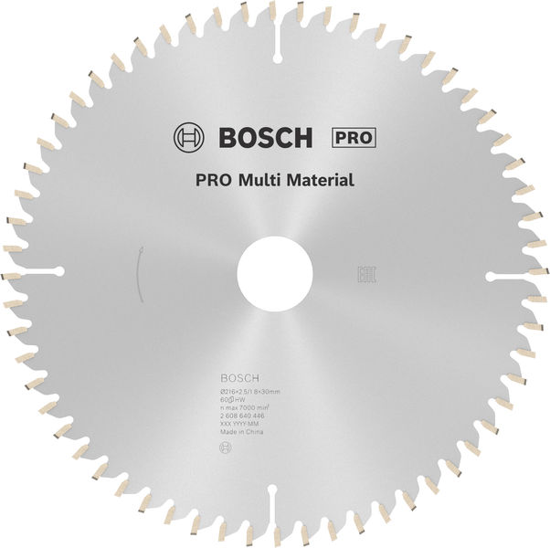 PRO Multi Material Kreissägeblatt, 216 x 2,5 x 30 mm Produktbild img1 L