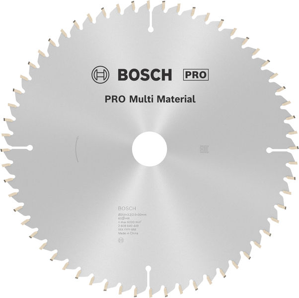 PRO Multi Material Kreissägeblatt, 254 x 3,2 x 30 mm Produktbild img1 L