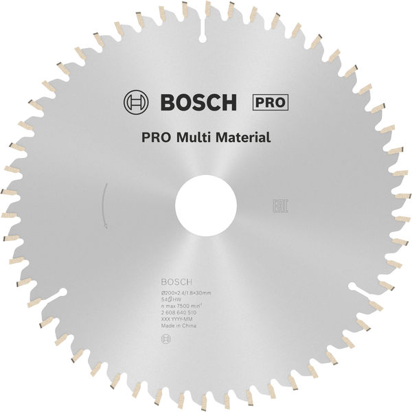 PRO&nbsp;Multi Material Kreissägeblatt, 200 x 2,4 x 30&nbsp;mm Produktbild img1 L