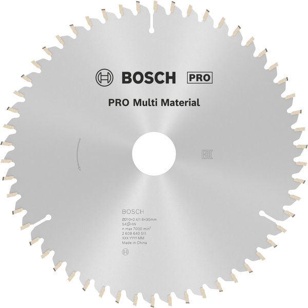 PRO&nbsp;Multi Material Kreissägeblatt, 210 x 2,4 x 30&nbsp;mm Produktbild img1 L