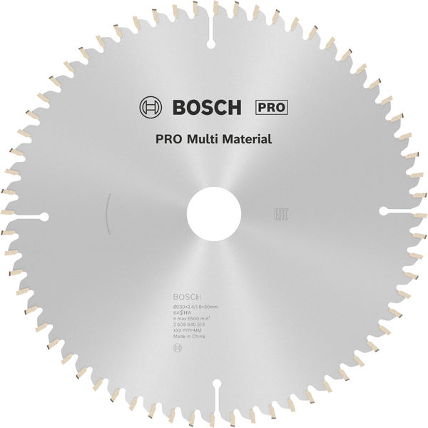 PRO&nbsp;Multi Material Kreissägeblatt, 230 x 2,4 x 30&nbsp;mm Produktbild img1 L