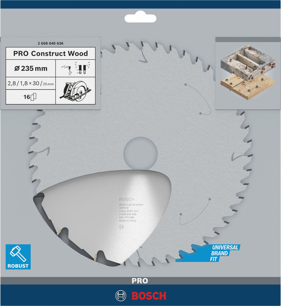 PRO Construct Wood Kreissägeblatt, 235 x 2,8 x 30&nbsp;mm Produktbild img4 L