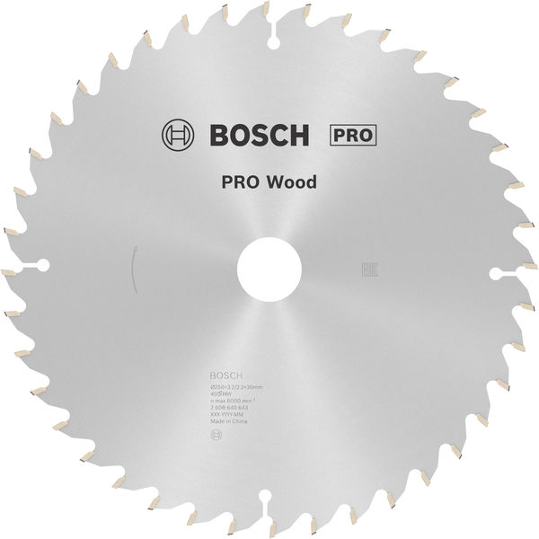 PRO&nbsp;Wood Kreissägeblatt, 250 x 3.2 x 30&nbsp;mm Produktbild img1 L