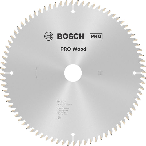 PRO&nbsp;Wood Kreissägeblatt, 250 x 3.2 x 30&nbsp;mm Produktbild img1 L