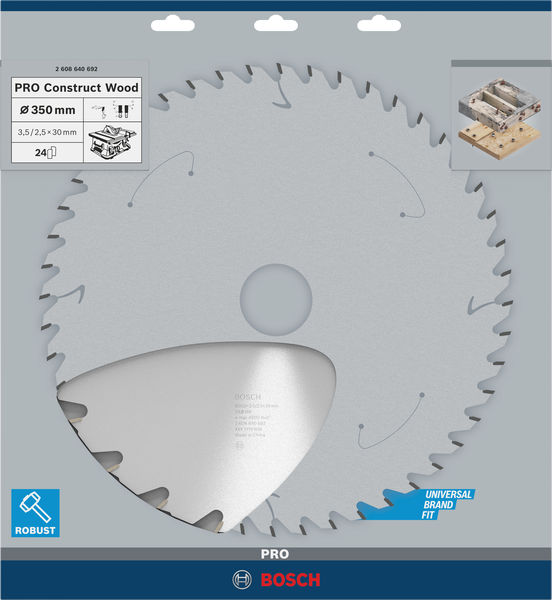PRO Construct Wood Kreissägeblatt, 350 x 3,5 x 30&nbsp;mm Produktbild img4 L