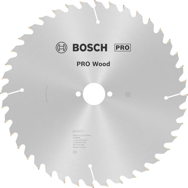 PRO&nbsp;Wood Kreissägeblatt, 250 x 3.2 x 30&nbsp;mm Produktbild img1 L