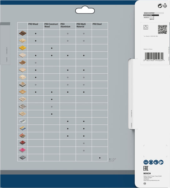 BOSCH HM-Kreissägeblatt Optiline Wood 250x3, 2/2, 2x30 60 Zähne WZ Produktbild img3 L